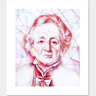 Leopold von Ranke Portrait | Leopold von Ranke Artwork | Line Art Posters and Art